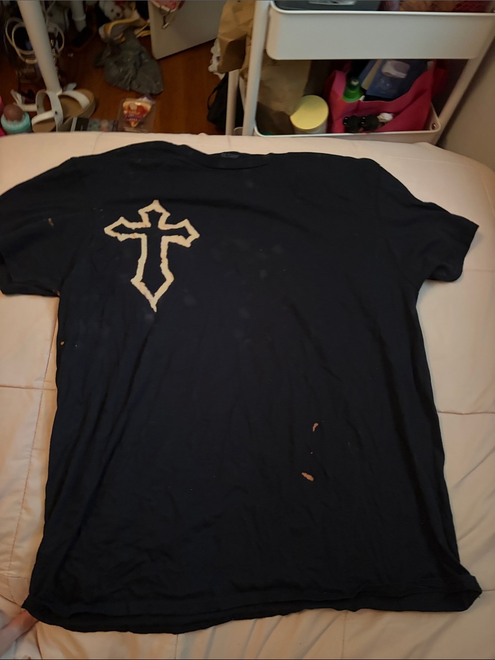 Handmade bleached tee